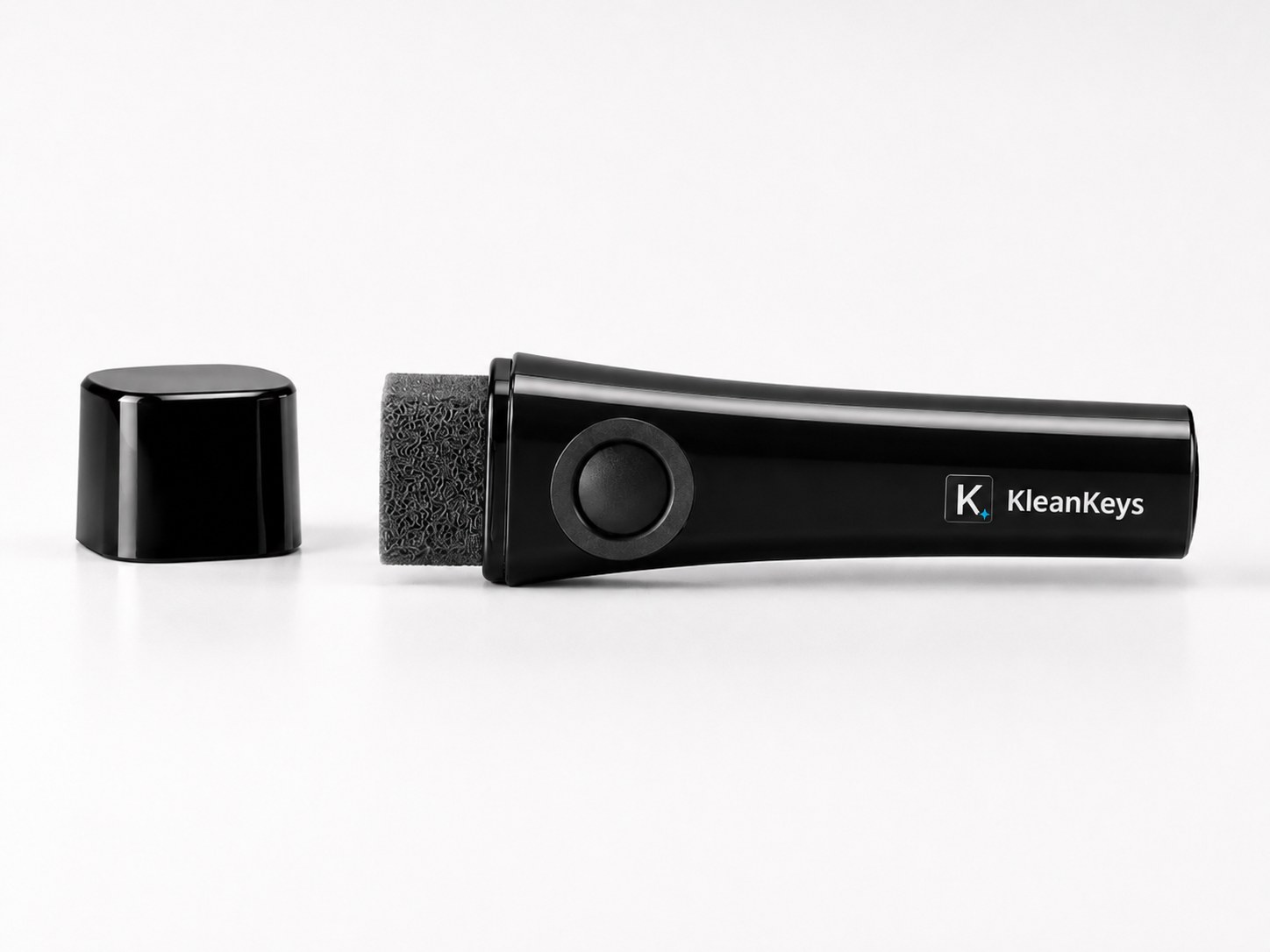 KleanKeys device with cap removed, ready to be mocked up with a custom logo